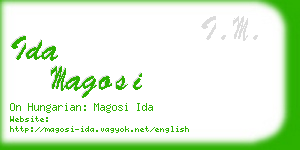 ida magosi business card